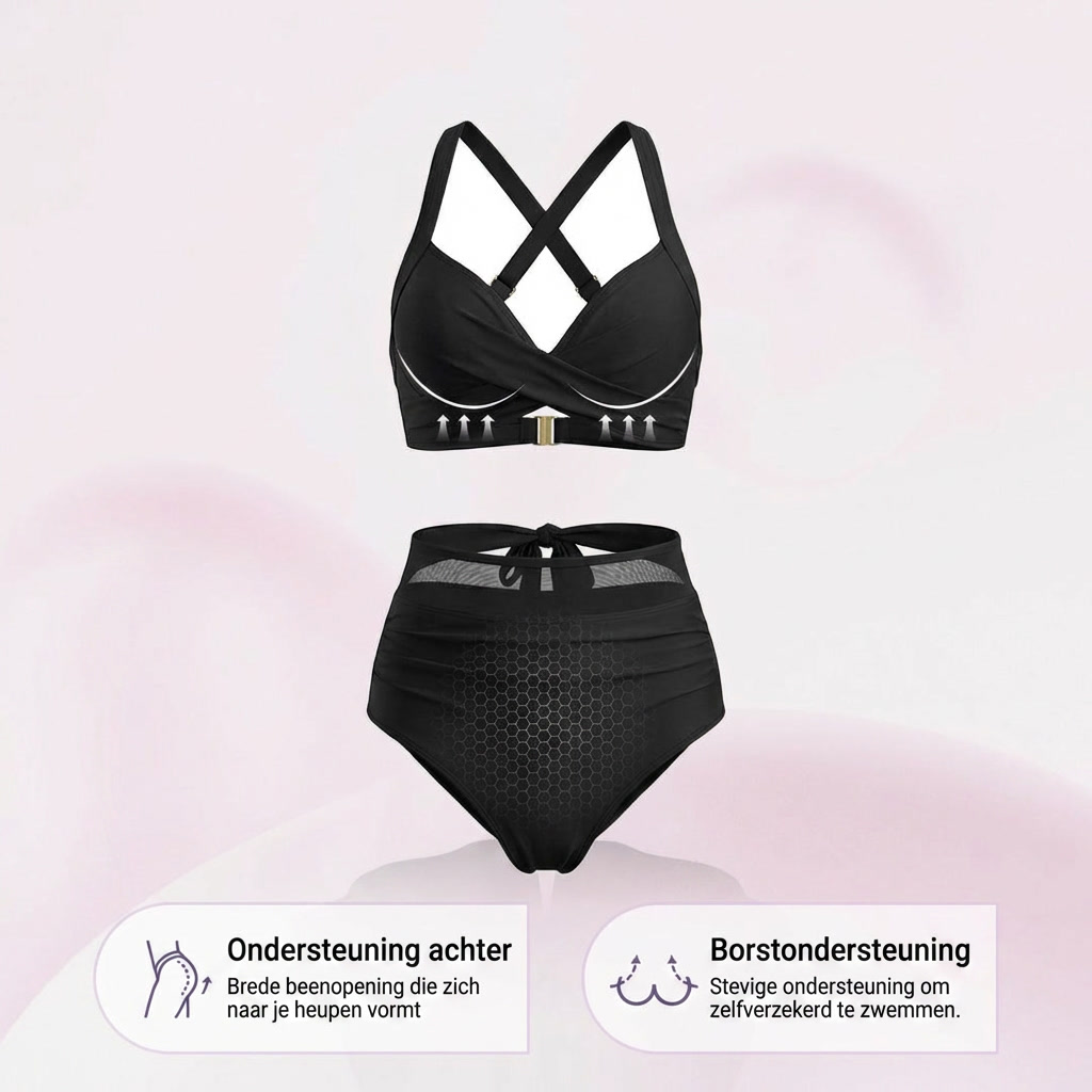 Portofino | 2-in-1 Hoog Getailleerde Corrigerende Bikini