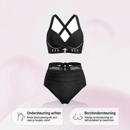 Portofino | 2-in-1 Hoog Getailleerde Corrigerende Bikini