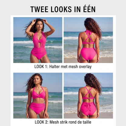 Portofino | 2-in-1 Hoog Getailleerde Corrigerende Bikini