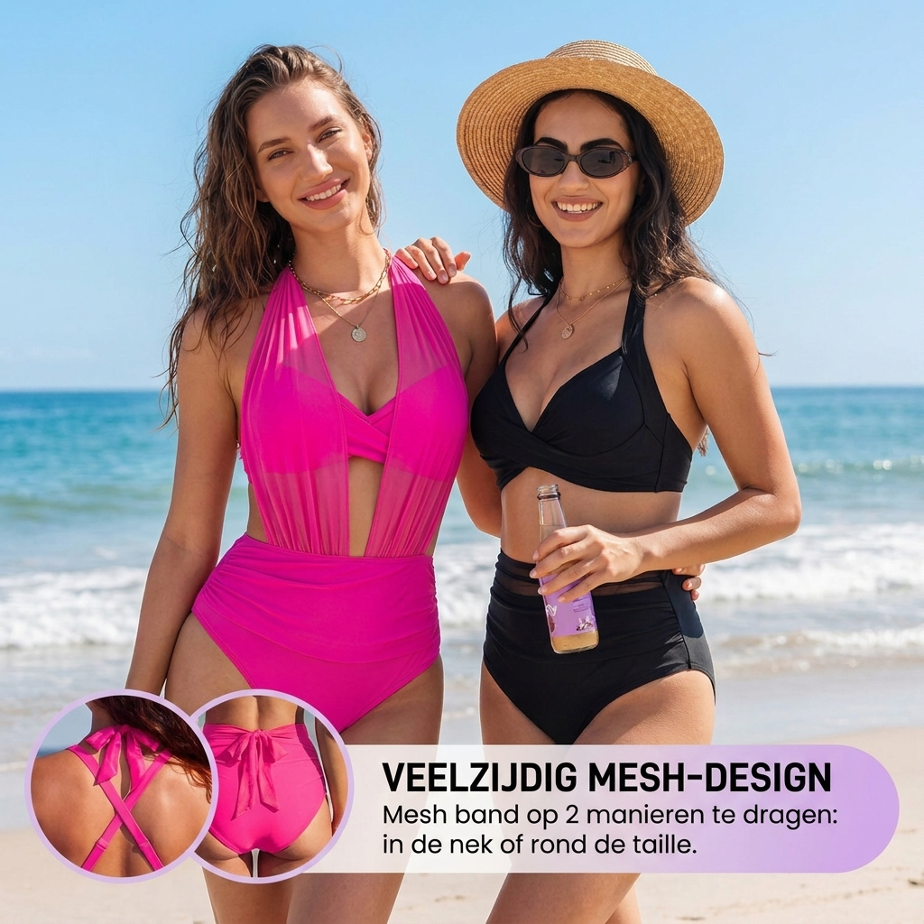 Portofino | 2-in-1 Hoog Getailleerde Corrigerende Bikini