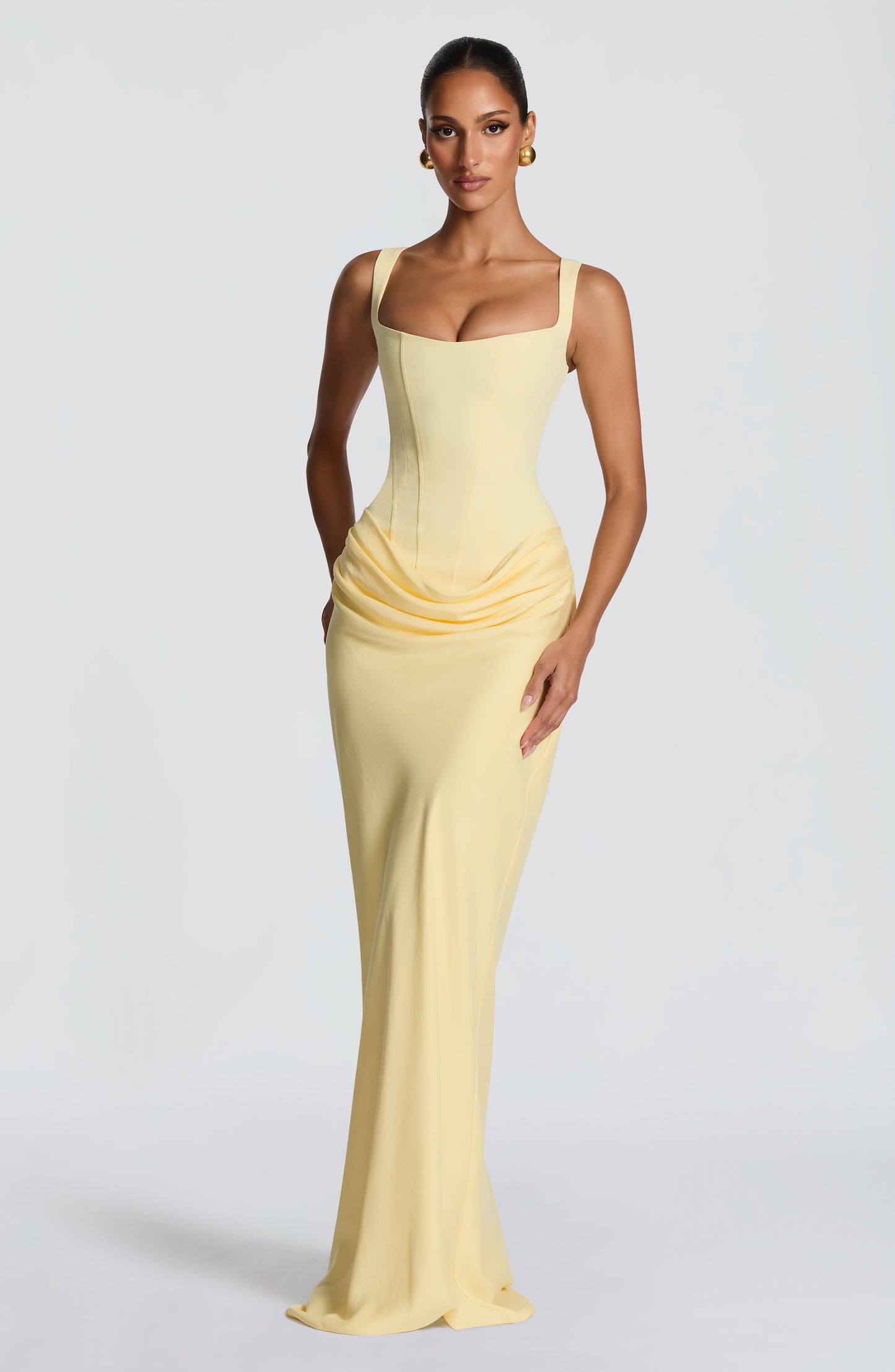 Isabella Maxi Dress - Lemon