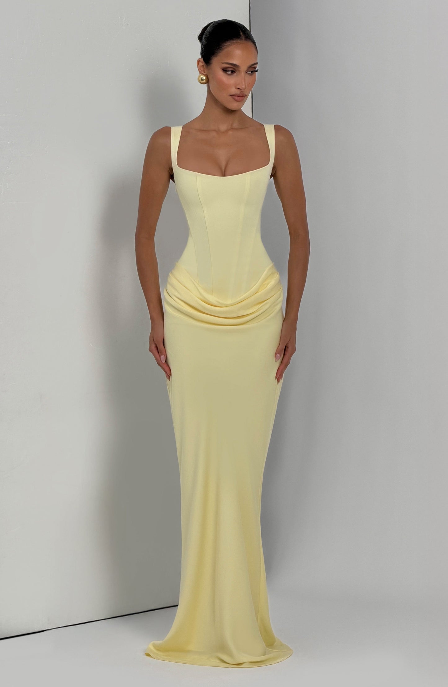 Isabella Maxi Dress - Lemon